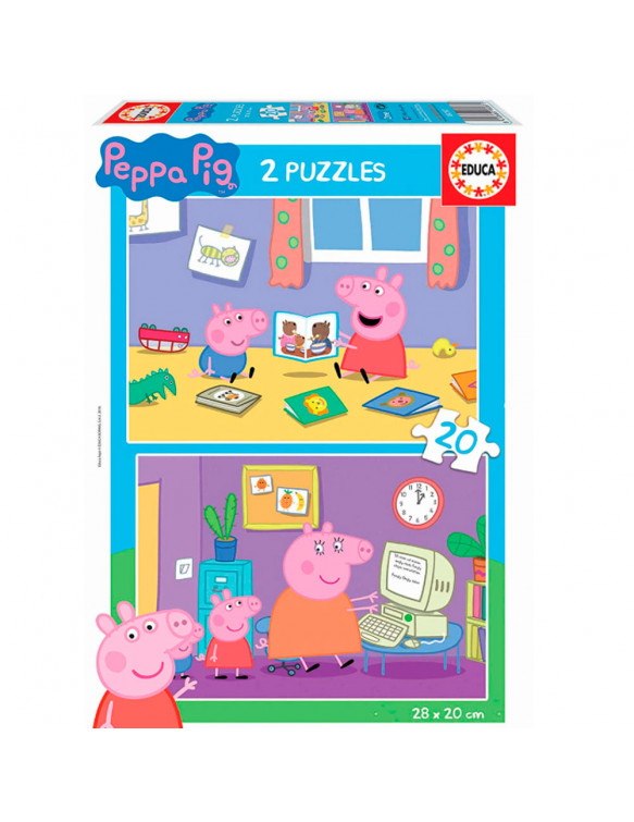 Peppa Pig Puzzle 2X20pz