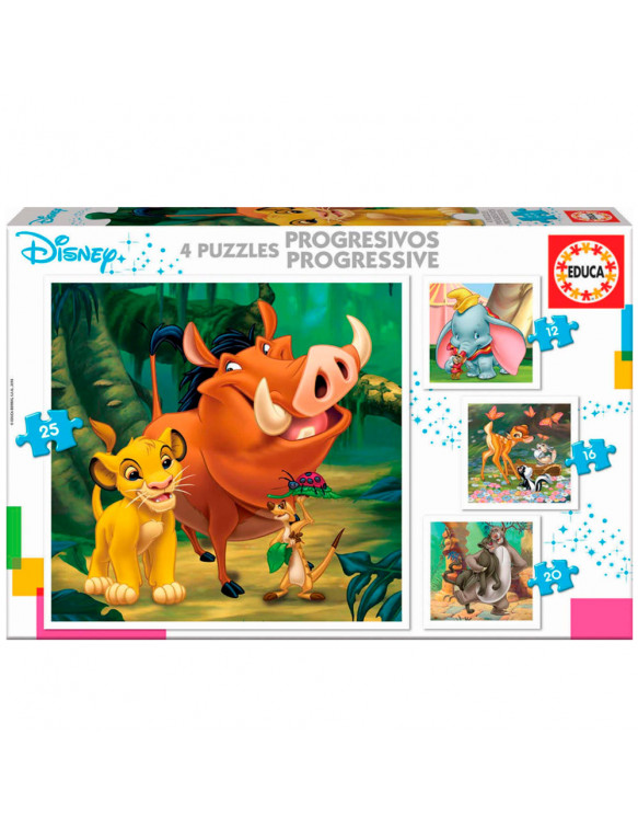 Disney Animals Puzzle 12-16-20-25pz