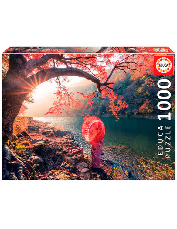 Puzzle 1000pz Amanecer En El Río Katsura, Japón