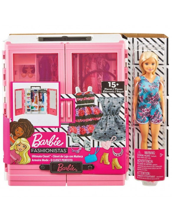 Barbie Súper Armario con Muñeca