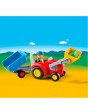 Playmobil 6964 1.2.3 Tractor Con Remolque