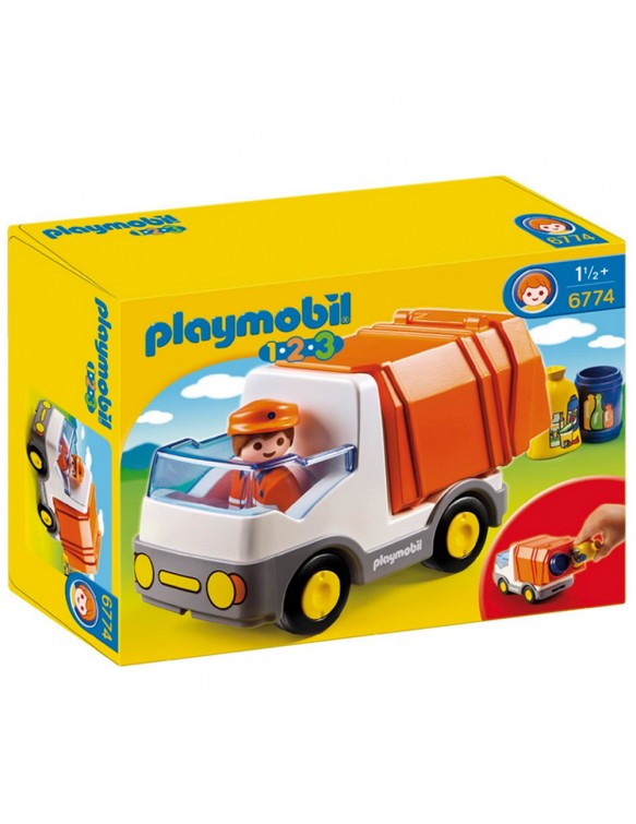 Playmobil 6774 1.2.3 Camión De Basura