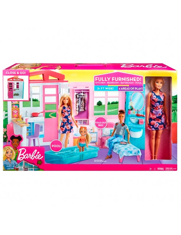 Casa De Barbie Con Muñeca