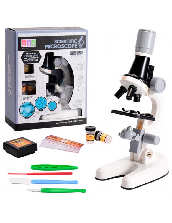Microscopio con Luz con Accesorios